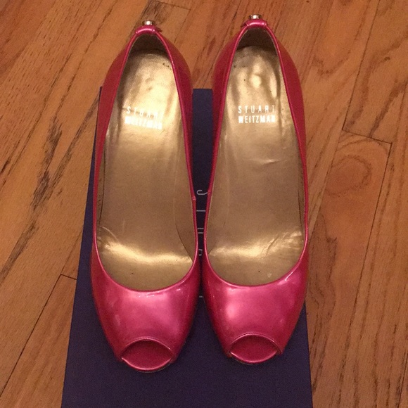 Stuart Weizmann Open Toe Pumps - Picture 1 of 7